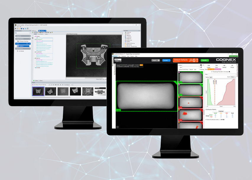 Le logiciel VisionPro de Cognex fait tomber les barrières entre le Deep Learning et la vision traditionnelle